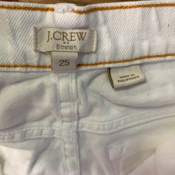 J. Crew Stretch White Jean sz:25 - Picture 3 of 6